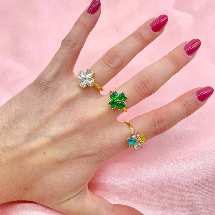 Anello regolabile flower - Iride Shop - Accessori da Donna