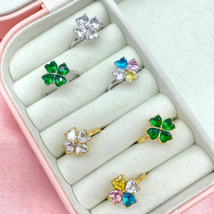 Anello regolabile flower - Iride Shop - Accessori da Donna