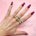 Anello regolabile four bril - Iride Shop - Accessori da Donna
