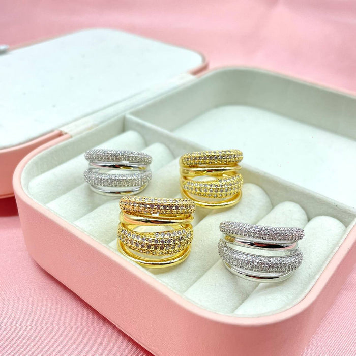 Anello regolabile four bril - Iride Shop - Accessori da Donna