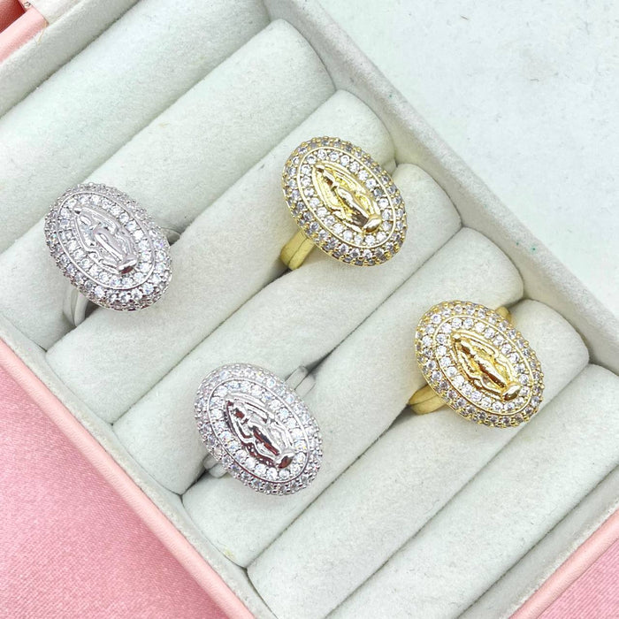 Anello regolabile madonnina bril - Iride Shop - Accessori da Donna