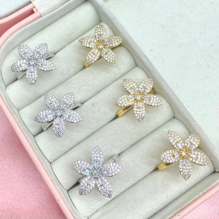 Anello regolabile margherita bril