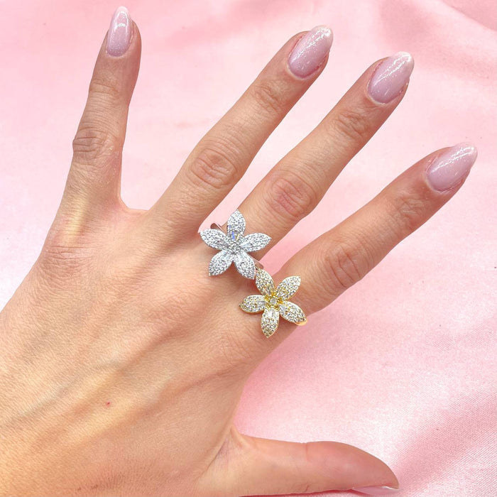 Anello regolabile margherita bril
