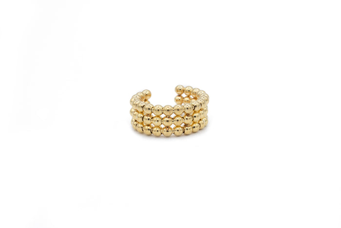 Anello regolabile multi balls in argento 925