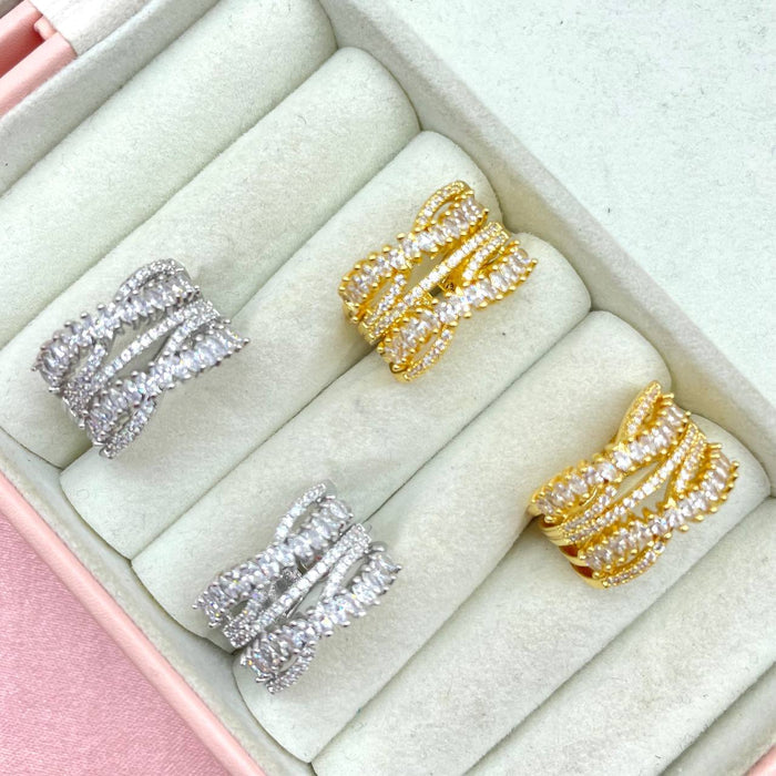 Anello regolabile multi diamond - Iride Shop - Accessori da Donna