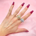 Anello regolabile multi rools diamond - Iride Shop - Accessori da Donna