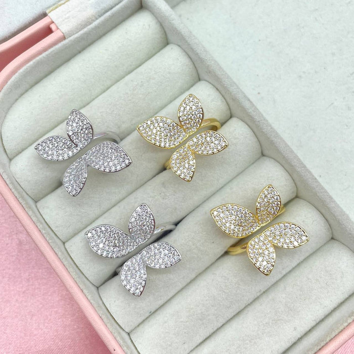 Anello regolabile petal brill - Iride Shop - Accessori da Donna