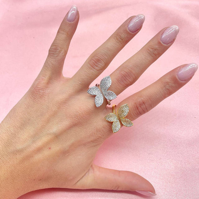 Anello regolabile petal brill - Iride Shop - Accessori da Donna