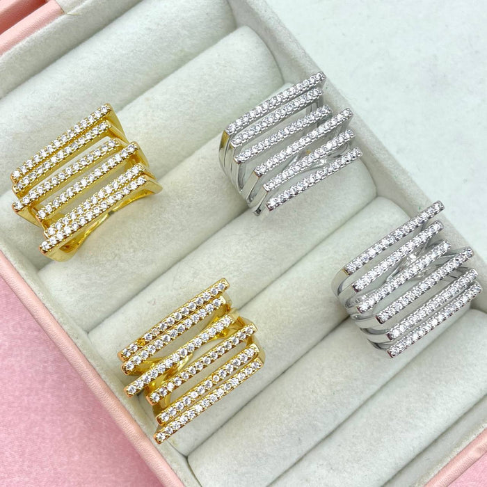 Anello regolabile six shine - Iride Shop - Accessori da Donna