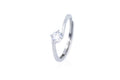 Anello regolabile solitario in argento 925 - Iride Shop - Accessori da Donna