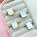 Anello regolabile stone asimettric - Iride Shop - Accessori da Donna