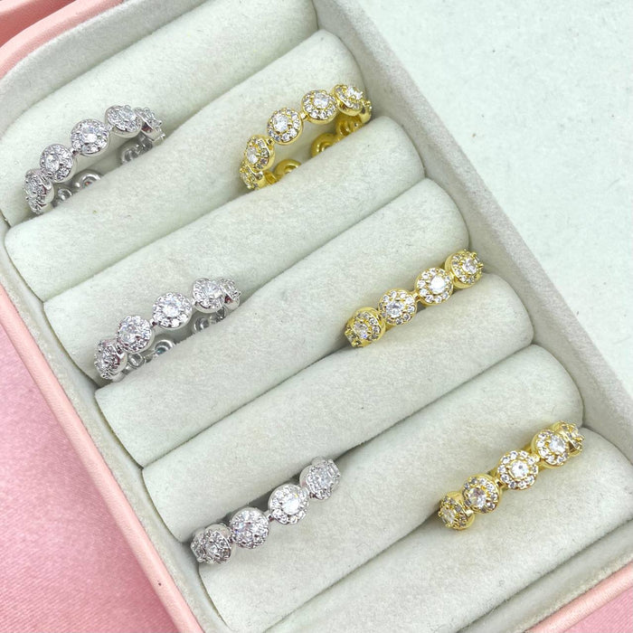 Anello regolabile strass - Iride Shop - Accessori da Donna