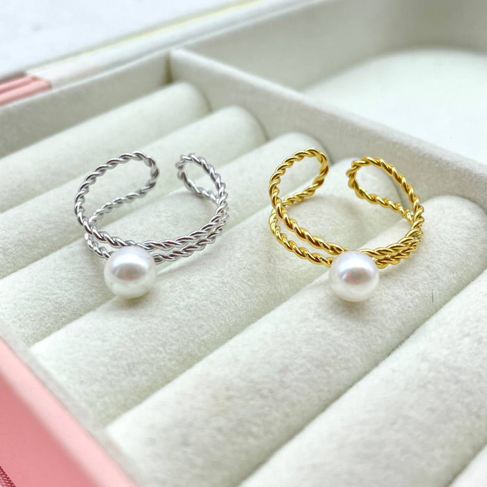 Anello regolabile torcion perle
