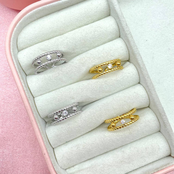 Anello regolabile triple circle