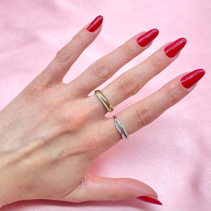 Anello regolabile triple fin bril