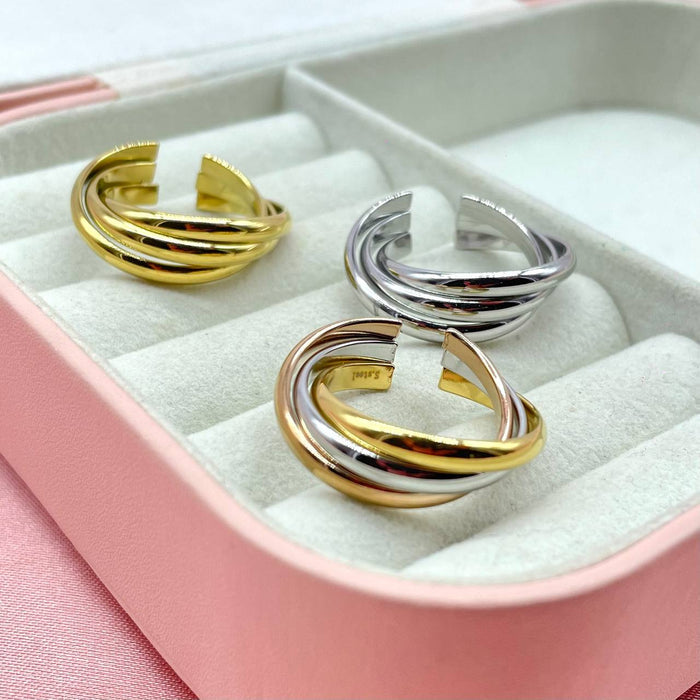 Anello regolabile triple fin simply - Iride Shop - Accessori da Donna