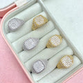 Anello sigillo total brill - Iride Shop - Accessori da Donna