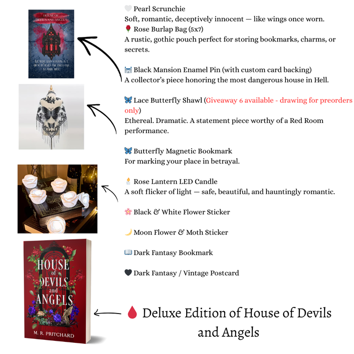 April Book Box featuring "House of Devils and Angels" Deluxe edition softcover