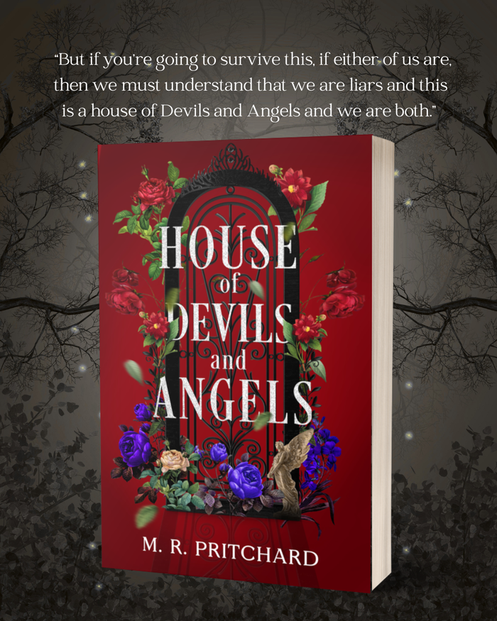 April Book Box featuring "House of Devils and Angels" Deluxe edition softcover