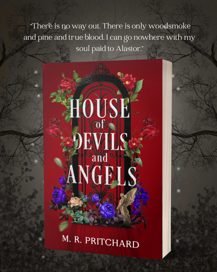 April Book Box featuring "House of Devils and Angels" Deluxe edition softcover