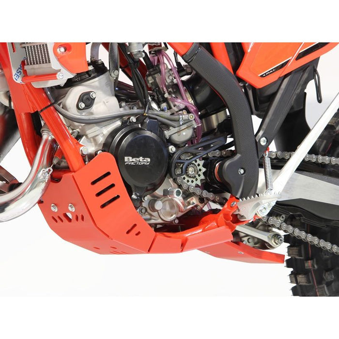 AXP Racing Beta 200RR|125RR (23-) Xtrem Skid Plate with Linkage Guard Red
