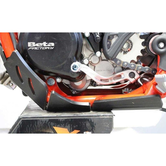 AXP Racing Beta 300RR|250RR (14-17) Xtrem Skid Plate with Linkage Guard Black
