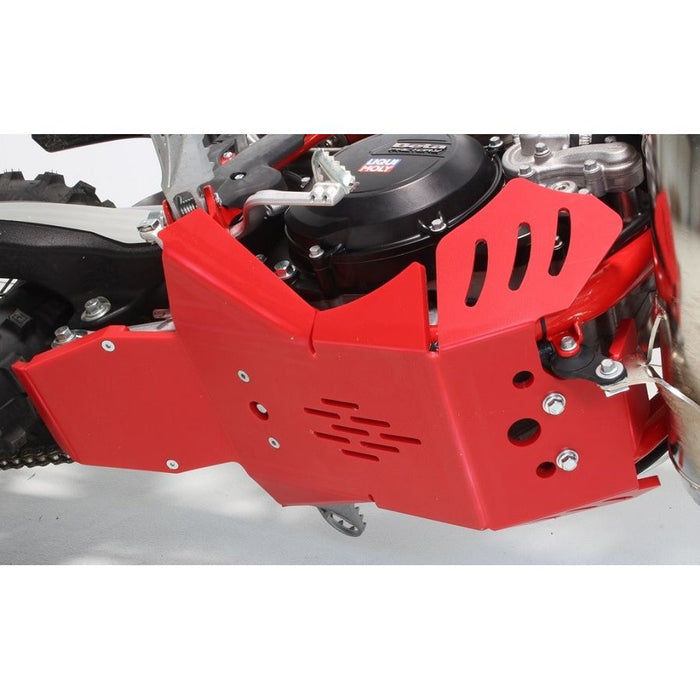 AXP Racing Beta 300RR|250RR (25-) Xtrem Skid Plate with Linkage Guard Red