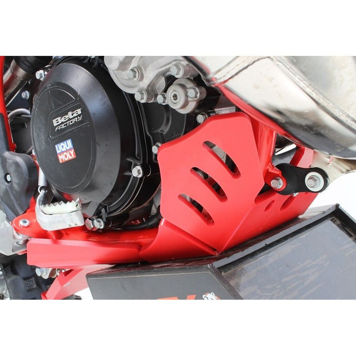 AXP Racing Beta 300RR|250RR (25-) Xtrem Skid Plate with Linkage Guard Red