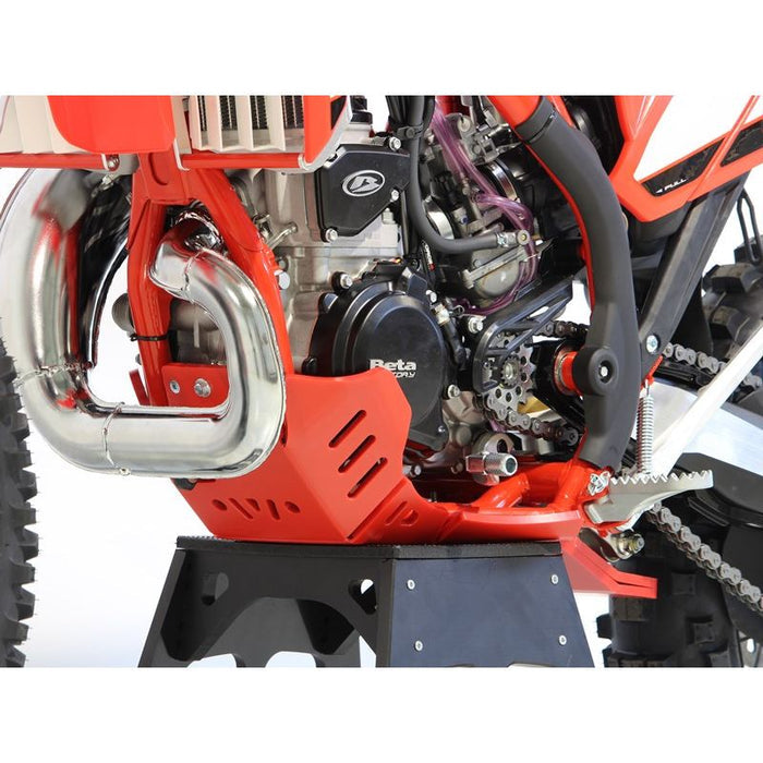 AXP Racing Beta XTrainer (16-) Xtrem Skid Plate with Linkage Guard Red