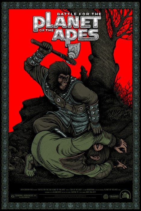 Battle for the Planet of the Apes Florian Bertmer poster