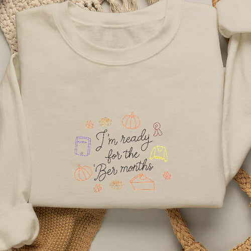 'Ber Months Embroidered Crewneck Sweatshirt