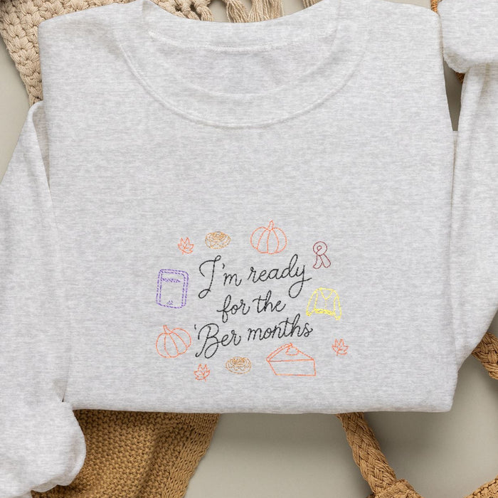 'Ber Months Embroidered Crewneck Sweatshirt