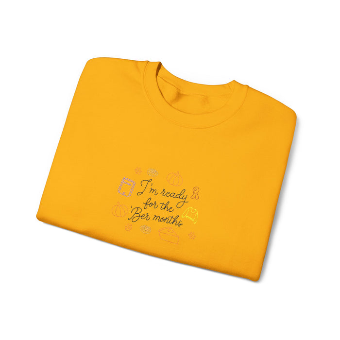 'Ber Months Embroidered Crewneck Sweatshirt