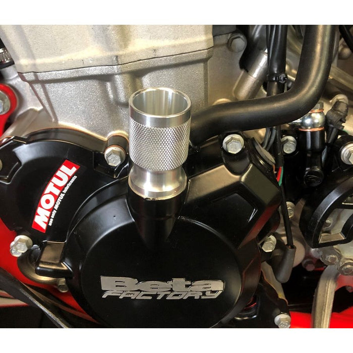 Beta 4-stroke Billet Aluminum Oil Fill Tube