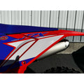 Beta 450RX Number Plate Set Red