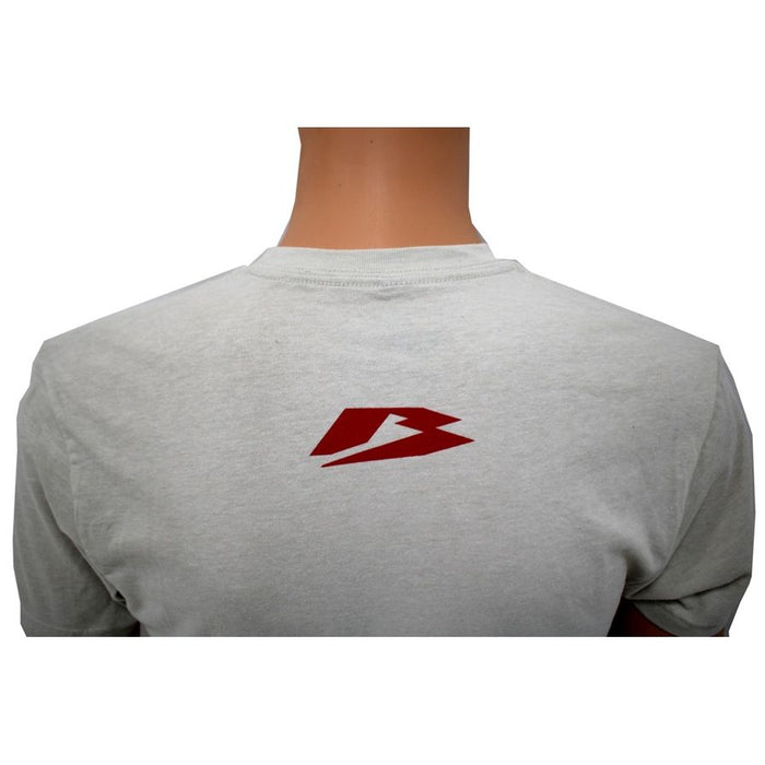 Beta Checkered Flag T-Shirt Beige