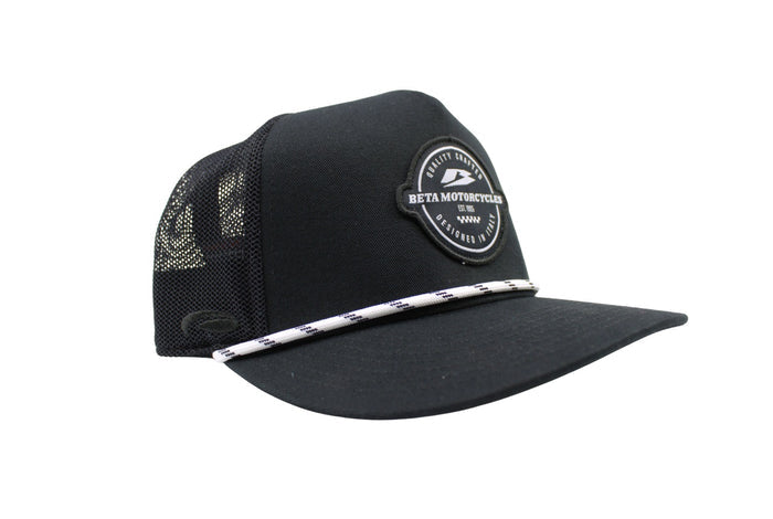 Beta Motorcycles Black Rope Hat
