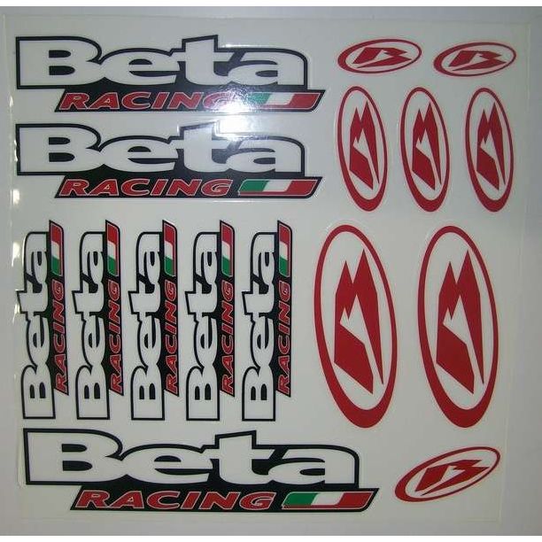 Beta Racing Large Sticker Pack