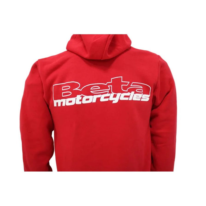 Beta Racing Zip Up Hoodie Red