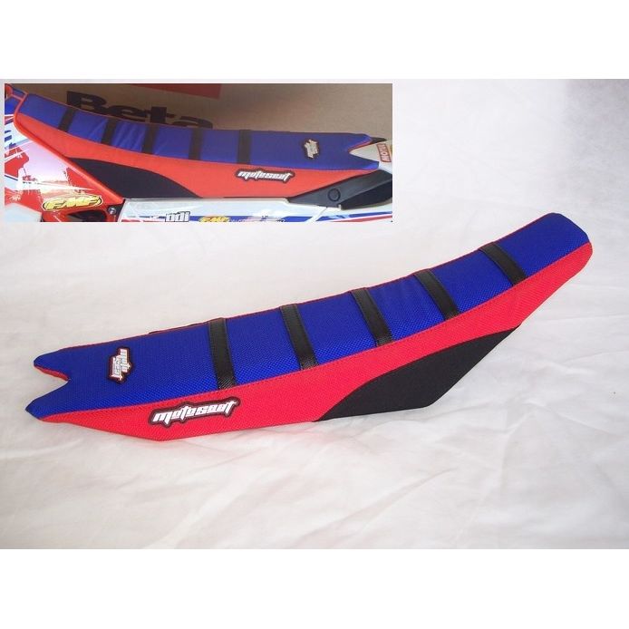 Beta Racing Red/Blue Seat Cover