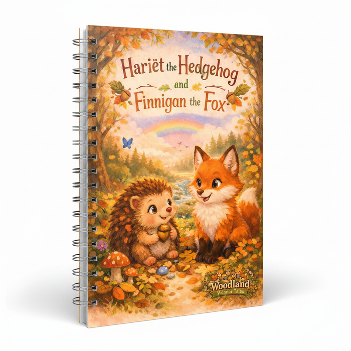 Hariët the Hedgehog and Finnigan the Fox — Physical Book Product Image
