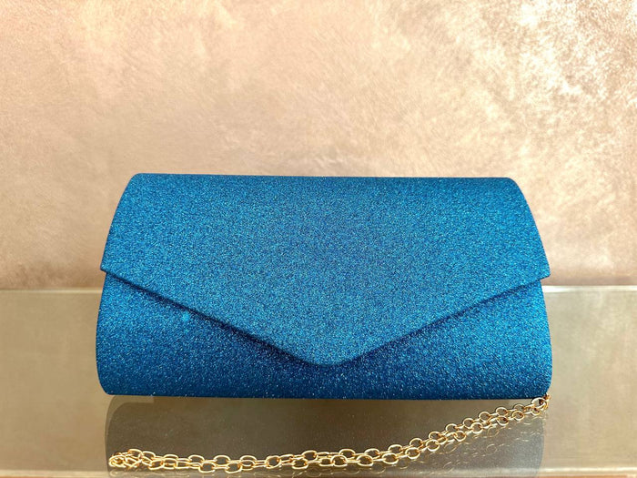 Borsa clutch con tracolla e brillantini - Iride Shop - Accessori da Donna