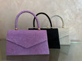 Borsa con manico e tracolla brillantinata - Iride Shop - Accessori da Donna