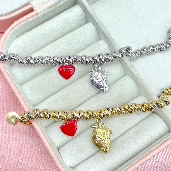 Bracciale cuore anatomico - Iride Shop - Accessori da Donna