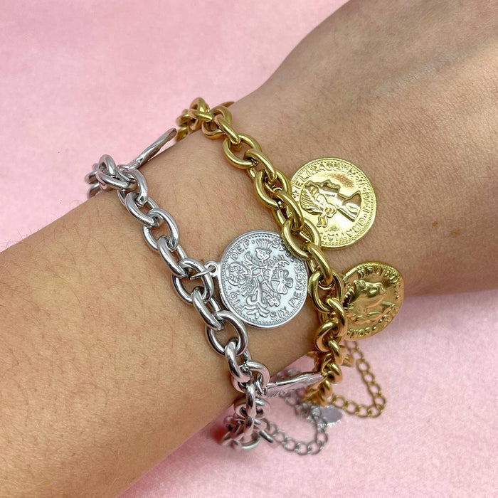 Bracciale medagliette