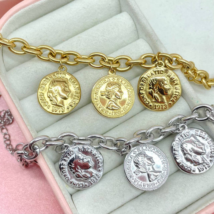 Bracciale medagliette
