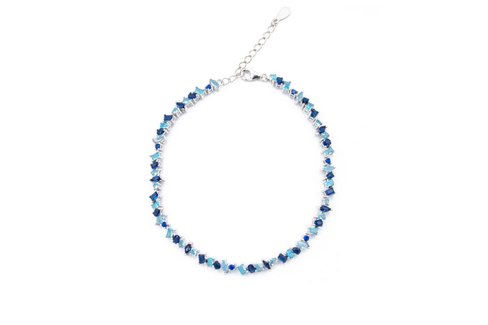 Bracciale multi diamond colour in argento 925 - Iride Shop - Accessori da Donna
