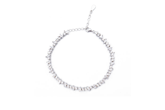 Bracciale multi diamond colour in argento 925 - Iride Shop - Accessori da Donna