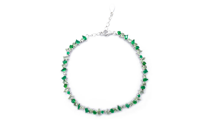 Bracciale multi diamond colour in argento 925 - Iride Shop - Accessori da Donna