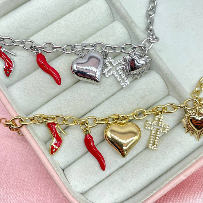 Bracciale multicharms - Iride Shop - Accessori da Donna